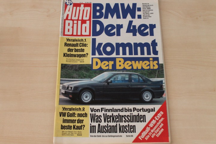 Deckblatt Auto Bild (22/1990)